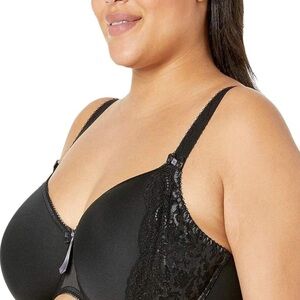 Elomi Amelia Black Lace Detail Bra UK34GG